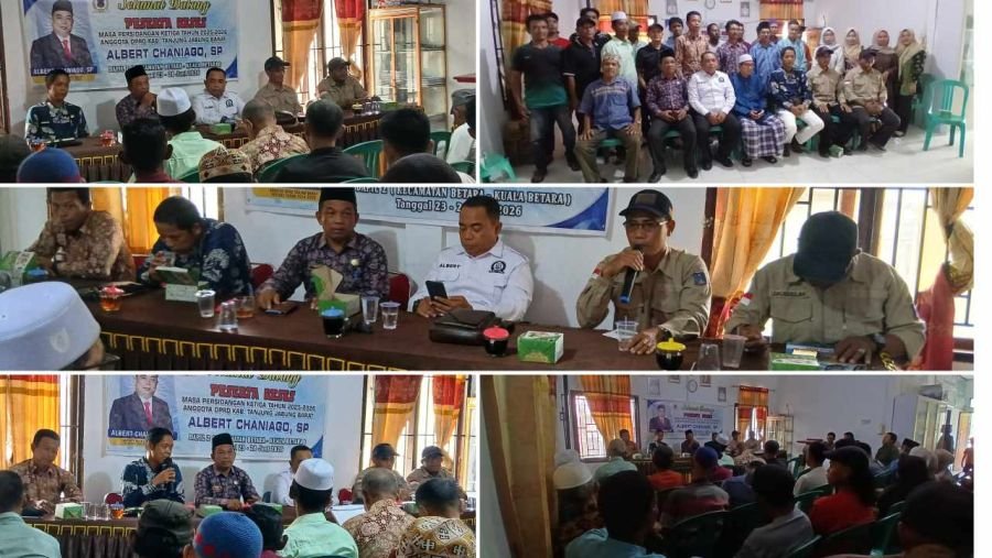 Albert Chaniago Serap Aspirasi Warga Betara Kanan, Kelistrikan dan Infrastruktur Jadi Prioritas