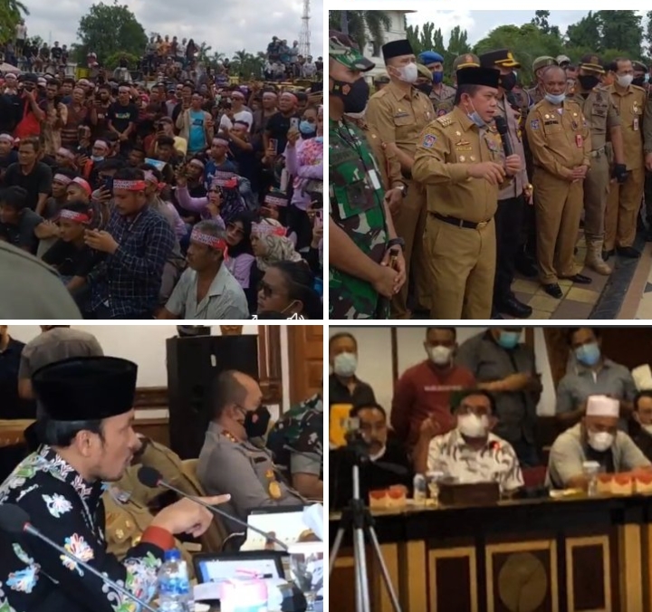 Aliansi Sopir Angkutan Batubara Adakan Aksi Unjuk Rasa Tuntut Pembatalan SE Gubernur
