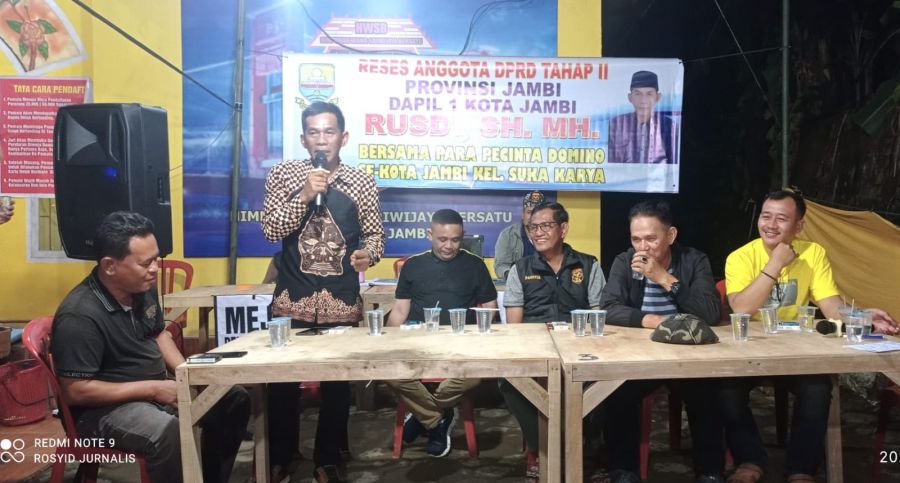 Anggota DPRD Jambi Rusdi Gelar Reses Bersama Pecinta Domino se-kota Jambi