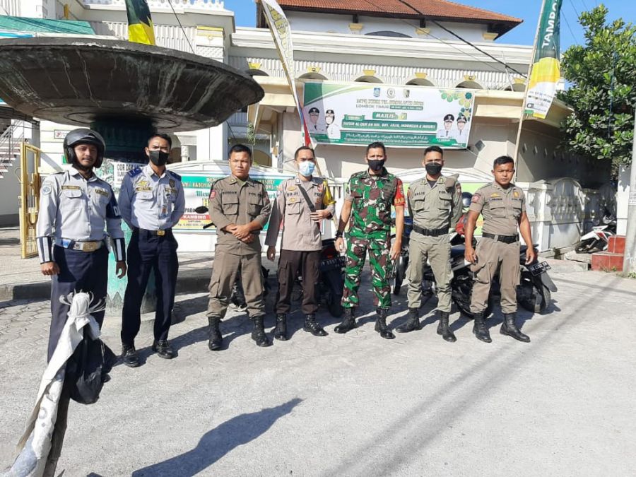 Babinsa Kodim 1615/Lotim Amankan MTQ Tingkat Provinsi di Lotim