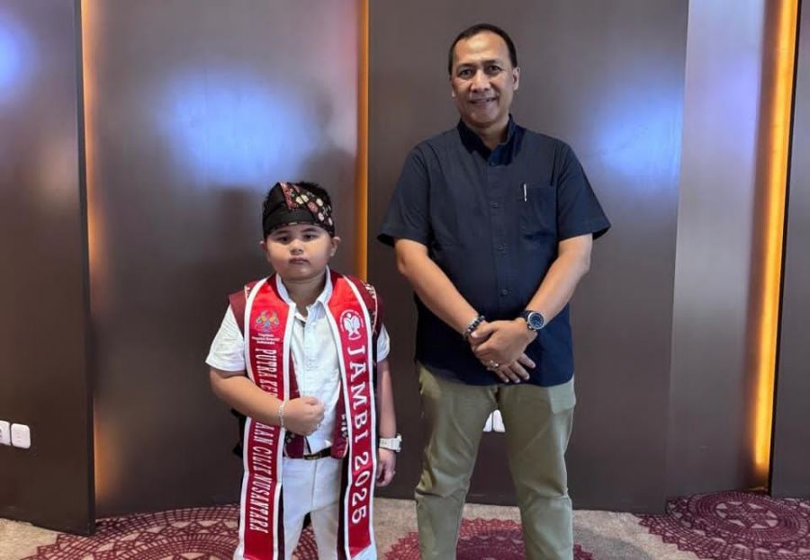 Bangga! Rezky Akbar Sadewa Wakili Jambi di Ajang Putra Putri Kebudayaan Cilik Nusantara 2025