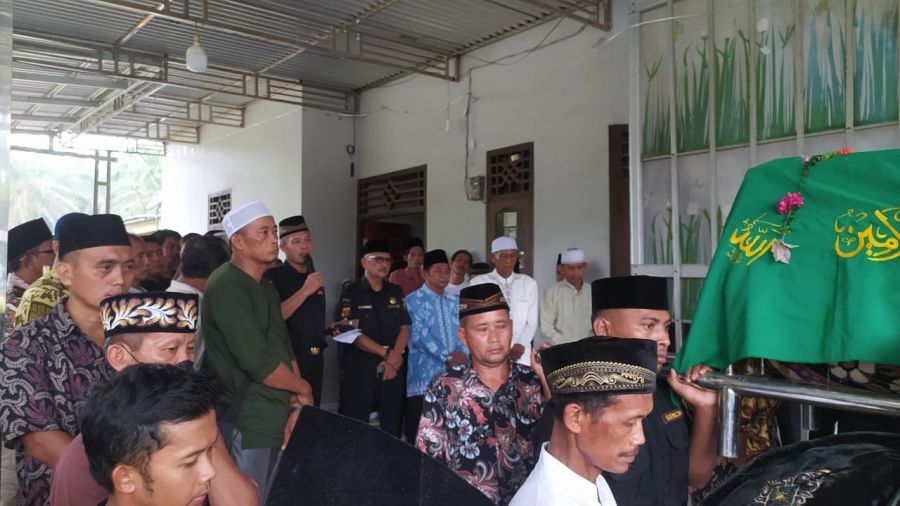 Bentuk Penghormatan Terakhir, Pembina Senkom Jambi Muhamad Musli Lepas Kepergian H. Suwardi
