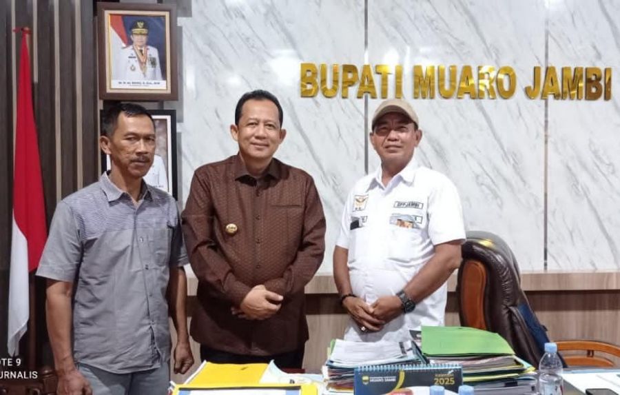 Bupati Muaro Jambi Bang BBS, Terima Kunjungan Silaturahmi Pengurus Elang Tiga Hambalang Jambi