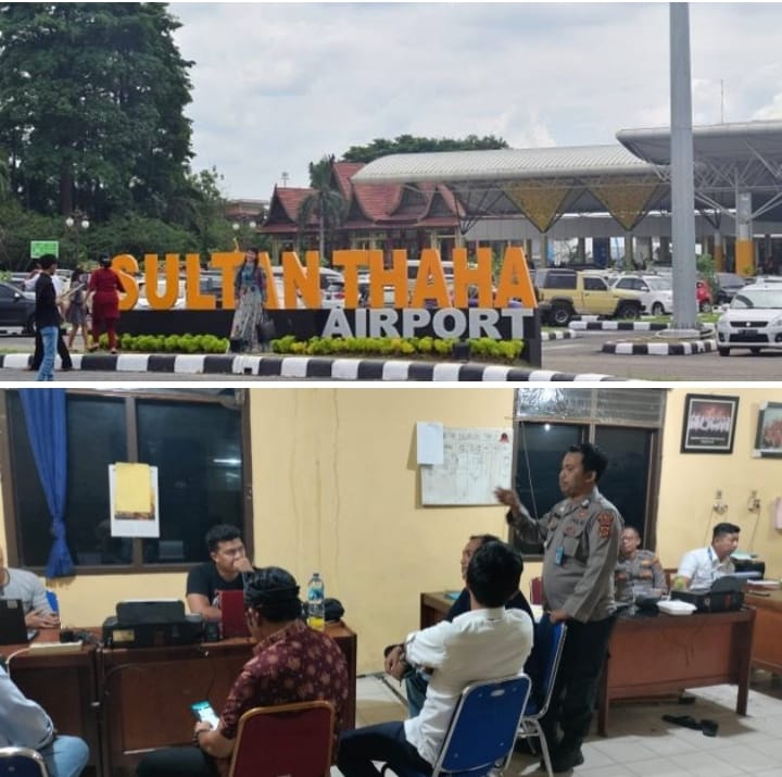Cekcok di Halaman Parkir Bandara Sultan Thaha, Lanjut Penganiayaan, Berujung Laporan Polisi