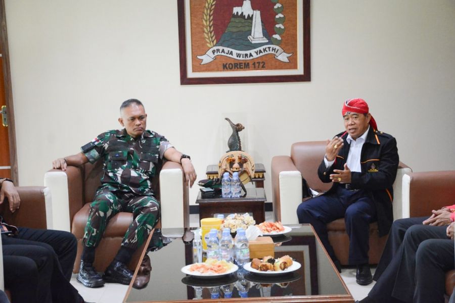 Danrem 172/PWY Ajak HKJM Jaga Persatuan di Tanah Papua