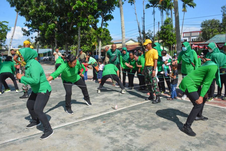 Danrem 172/PWY Membahagiakan Anggota Dengan Menggelar Lomba Memasak 