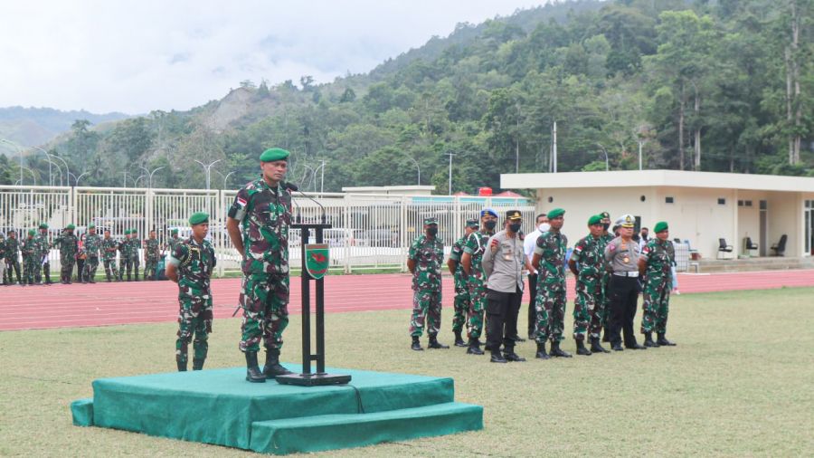 Danrem 172/PWY: 3.408 Personel Gabungan Siap Amankan Kunker Presiden di Kab. Jayapura