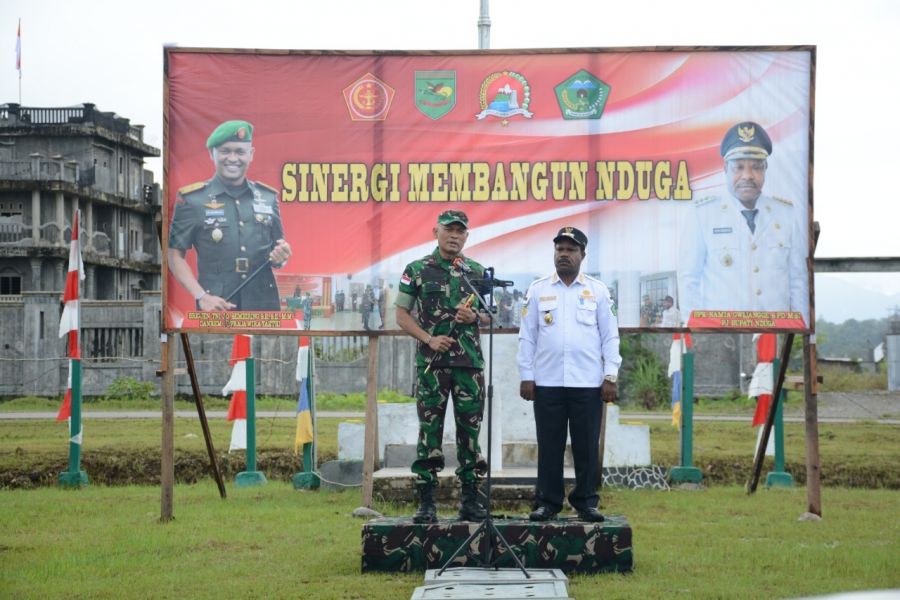 Danrem/PWY: Opster TNI di Nduga Percepatan Pembangunan Ekonomi Daerah