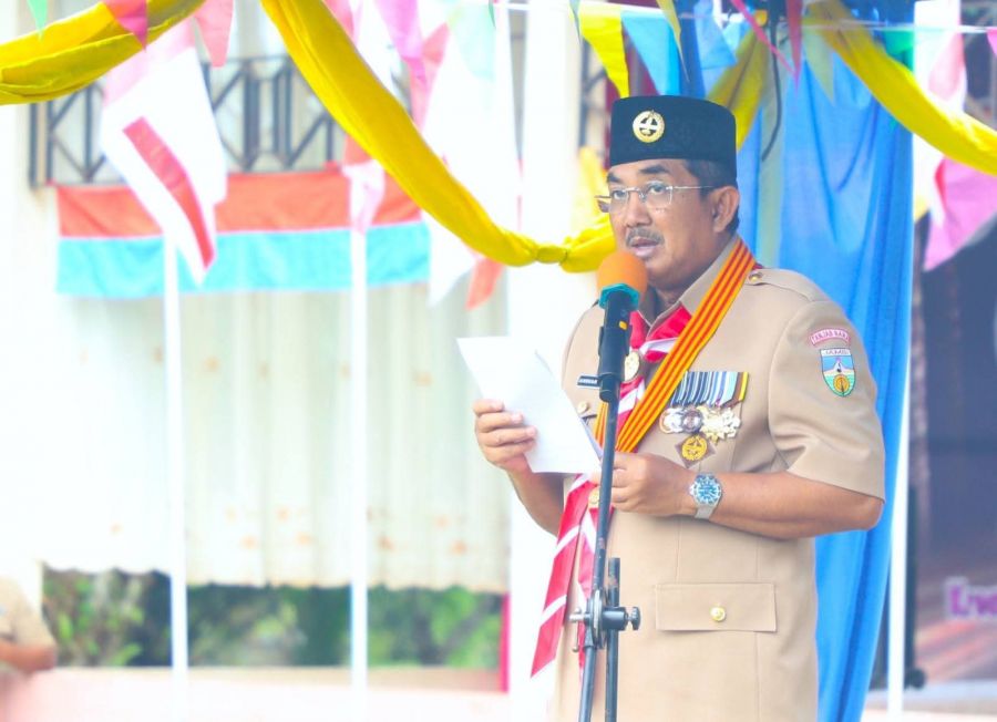 Dibuka Bupati Anwar Sadat, Jambore Pramuka Tanjab Barat 2025 Angkat Tema Pembentukan Jiwa Kepemimpin