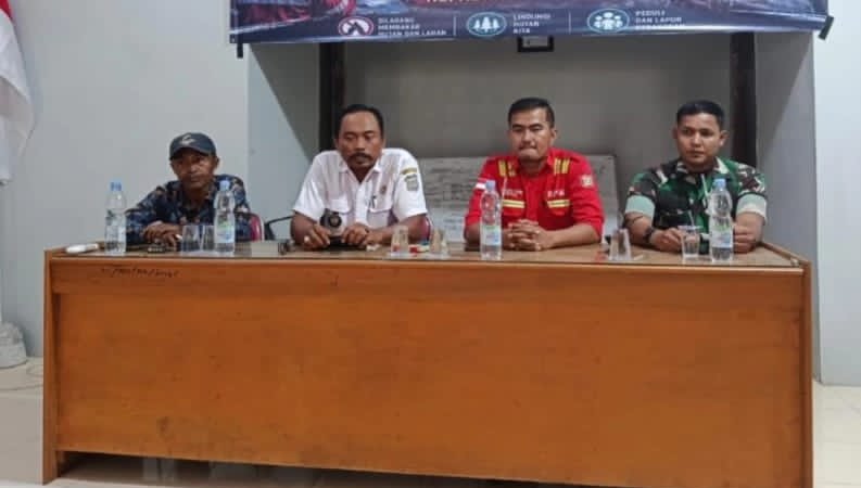 Distrik 1 PT Wirakarya Sakti Gencarkan Sosialisasi Karhutla, Ajak Masyarakat Bergerak Bersama Cegah