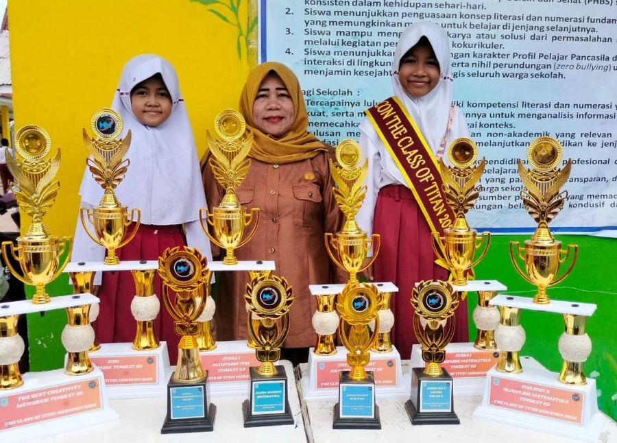 Dua Bersaudara Cerdas dari SDN 115/VI Bangko Raih Segudang Prestasi di Ajang The Class of Titan