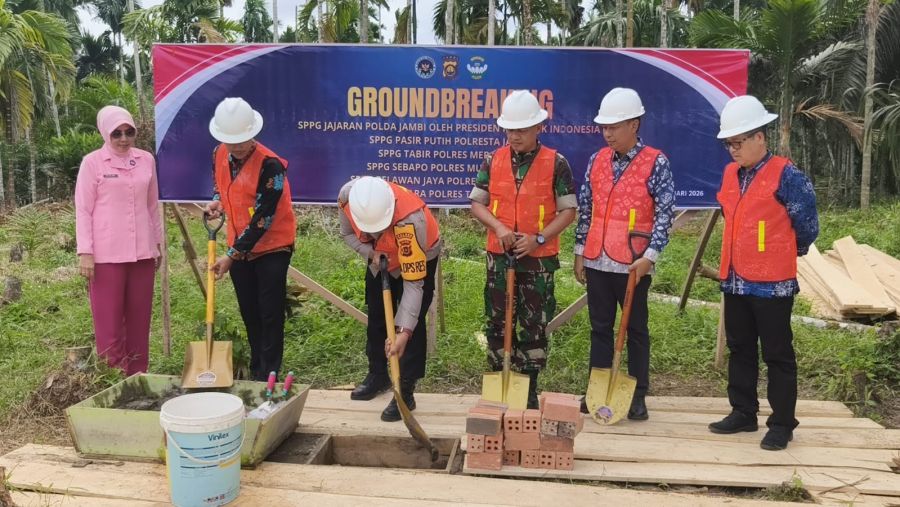 Dukung Ketahanan Pangan, Kapolres Resmikan SPPG Betara Secara Virtual