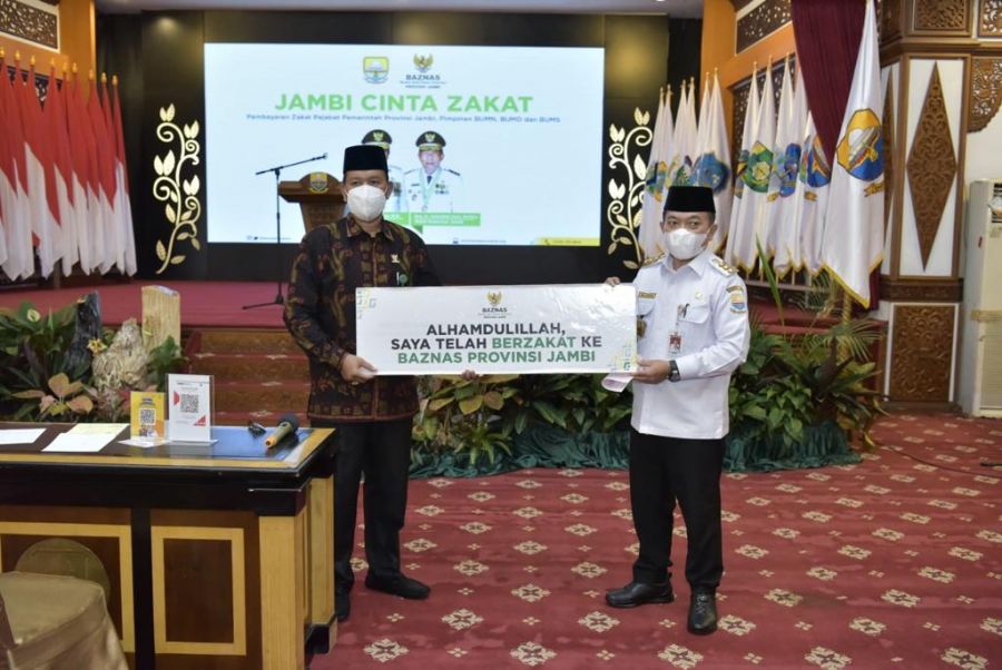 Gubernur Jambi Dukung Program Jambi Cinta Zakat dari BAZNAZ Provinsi Jambi