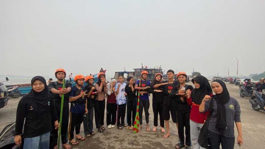 FAJI Tanjab Barat Kenalkan Arung Jeram kepada Pelajar Kuala Tungkal