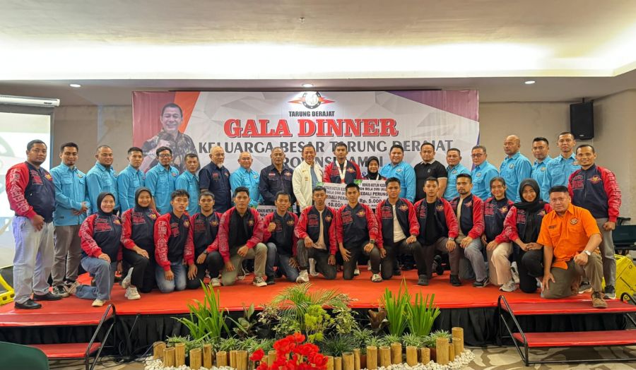 Gelar Gala Dinner, Ketum KODRAT Jambi Yuzar Apresiasi Pejuang Tarung Derajat di PON Kudus