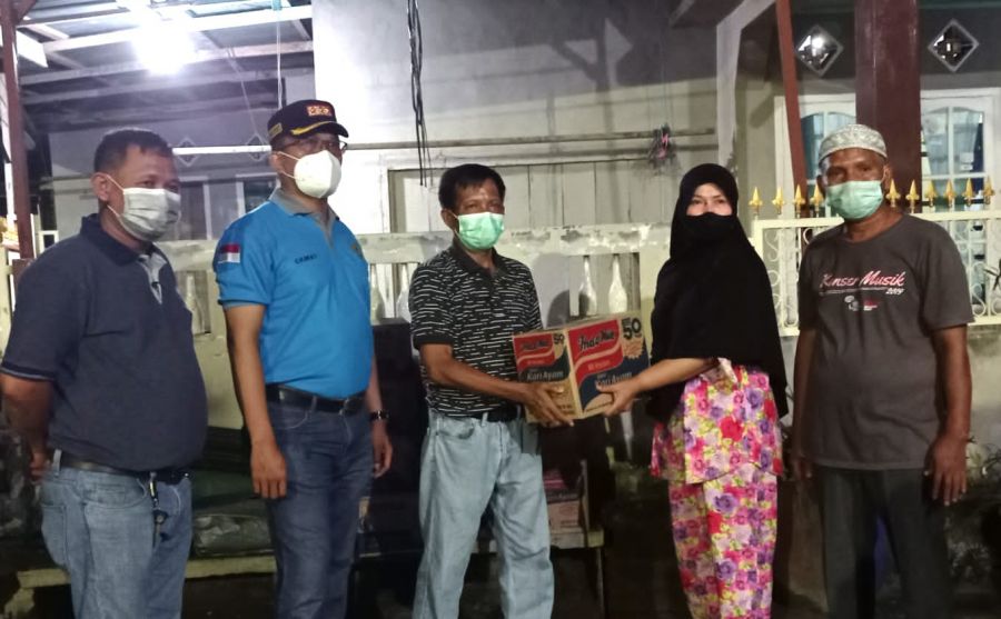 Gerak Cepat, Dinsos Kota Jambi Salurkan Bantuan Sembako Untuk Korban Banjir