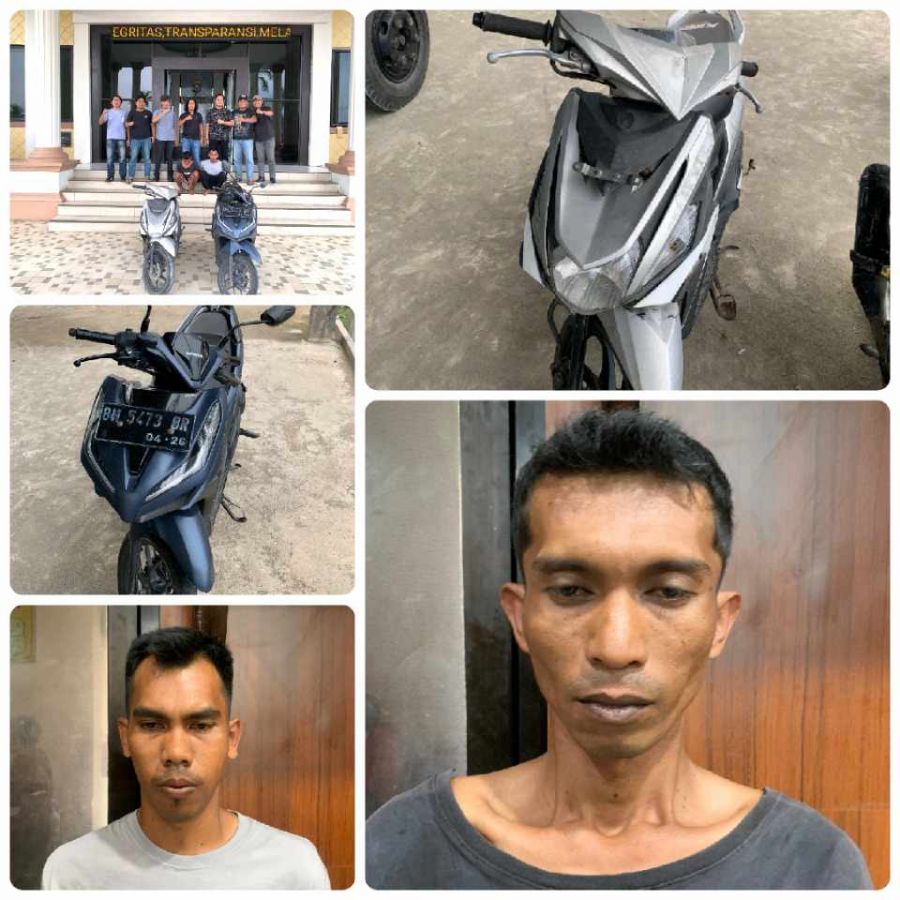 Gerak Cepat! Polres Tanjab Barat Amankan Dua Pelaku Curanmor di Tungkal Ilir