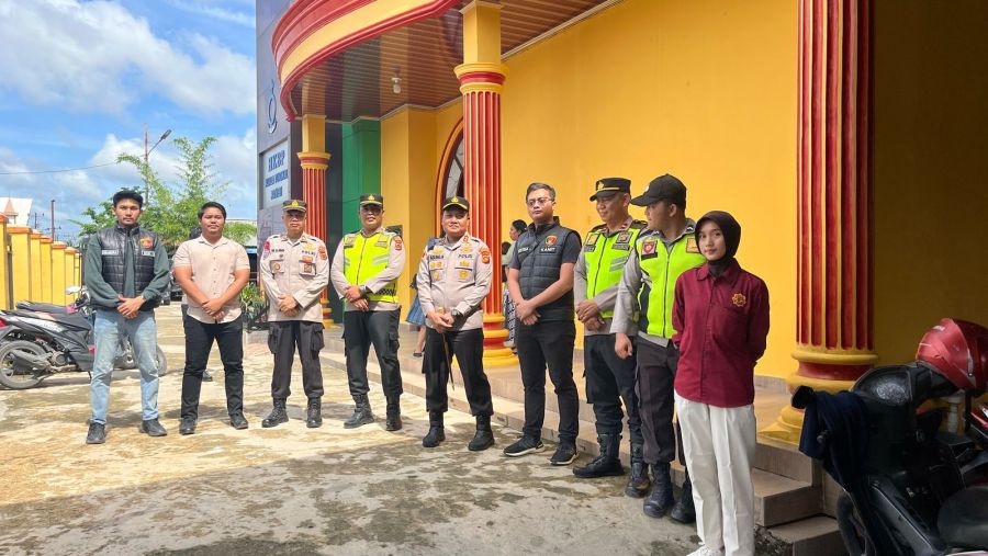 Gereja Diawasi Ketat, Polres Tanjab Barat Pastikan Paskah Berjalan Aman