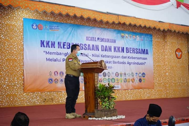 Gubernur Al Haris Membuka Secara Resmi Acara KKN Kebangsaan UNJA 2021