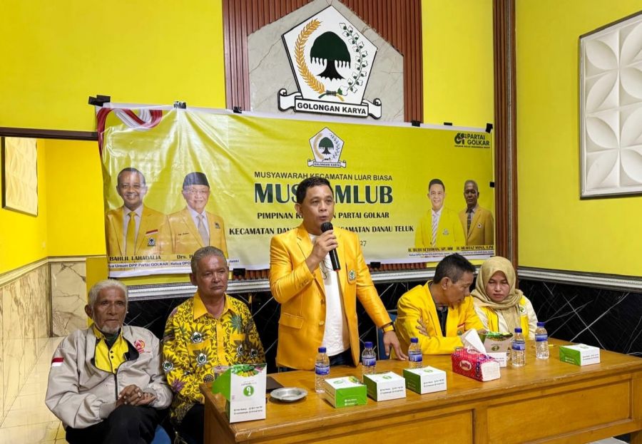 H. Budi Setiawan, SP., MM Buka MUSCAMLUB Golkar, Iwan & Yuli Wati Dewi Terpilih Aklamasi