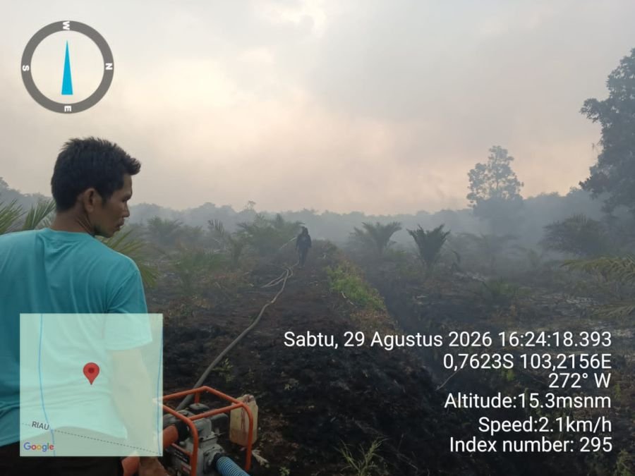 Hampir Sepekan Karhutla di Parit Bingkok, 25 Hektare Terbakar: Warga Menanti Tim Pemadam