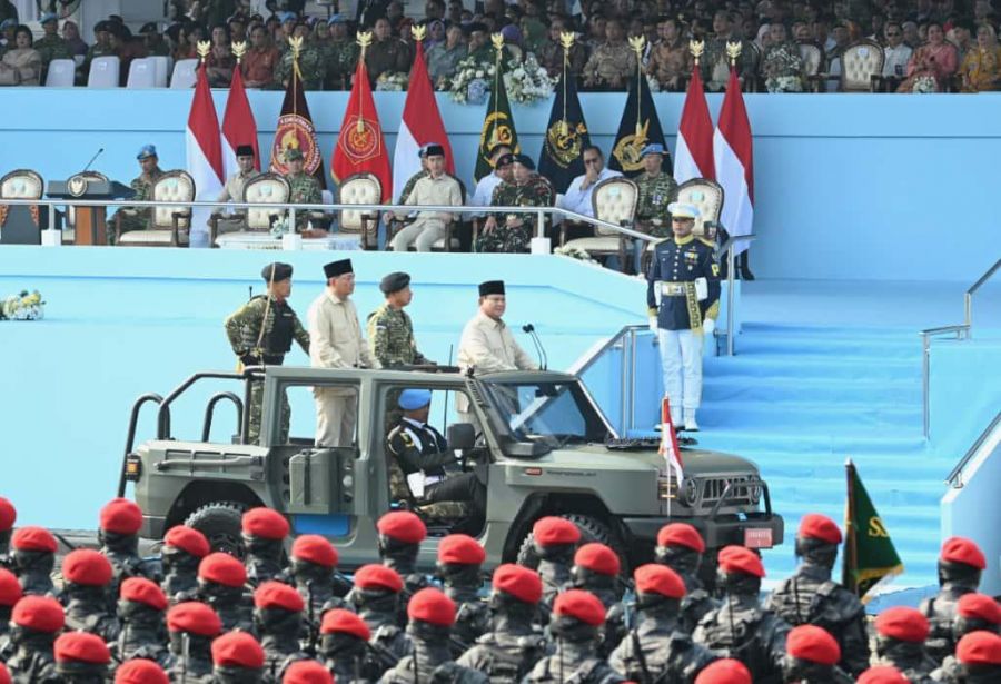 HUT ke-80 TNI, Presiden Prabowo Tekankan Kepemimpinan Teladan dan Profesionalisme