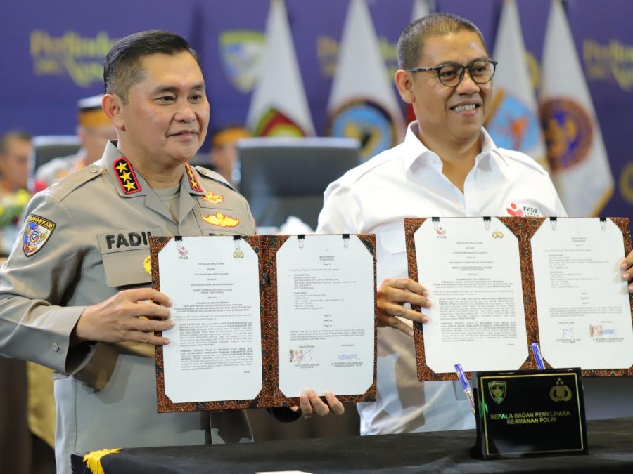 Kabaharkam Tandatangani Perpanjangan Kerjasama PKS Polri-FKDB di Sektor Pertanian