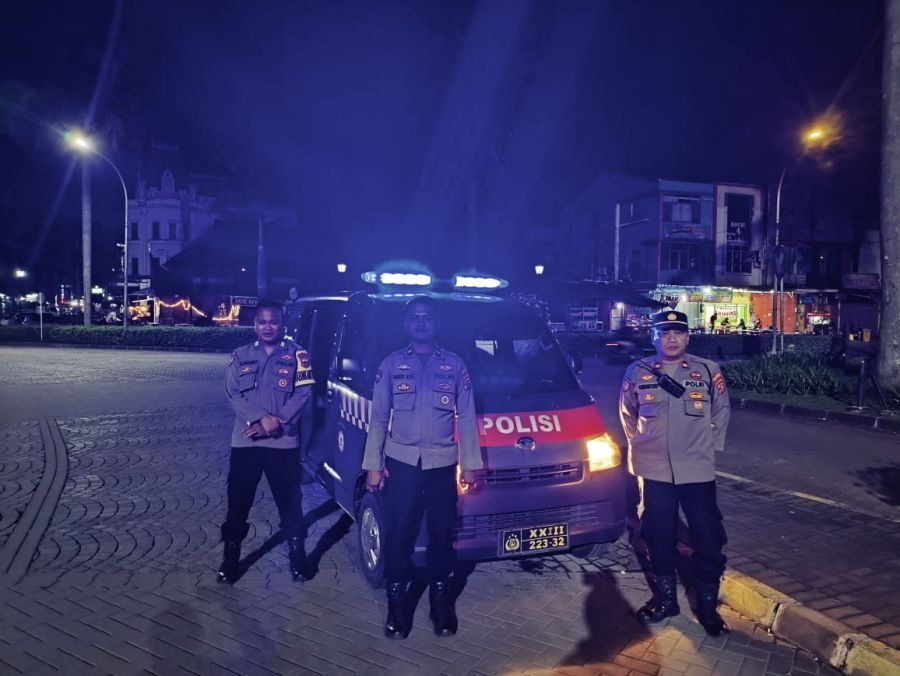Kanit Samapta Iptu Purwantoro Pimpin Patroli Keamanan di Wilayah Cikupa
