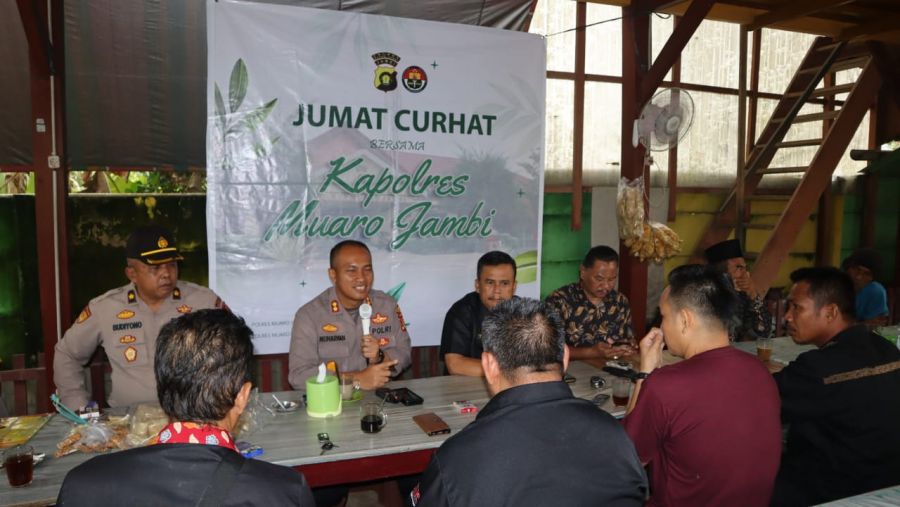 Kapolres Muaro Jambi Serap Aspirasi Warga Lewat Jumat Curhat