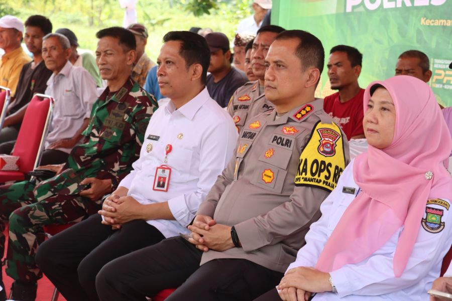 Kapolresta Tangerang Ikuti Zoom Launching Gugus Tugas Ketahanan Pangan Oleh Kapolri