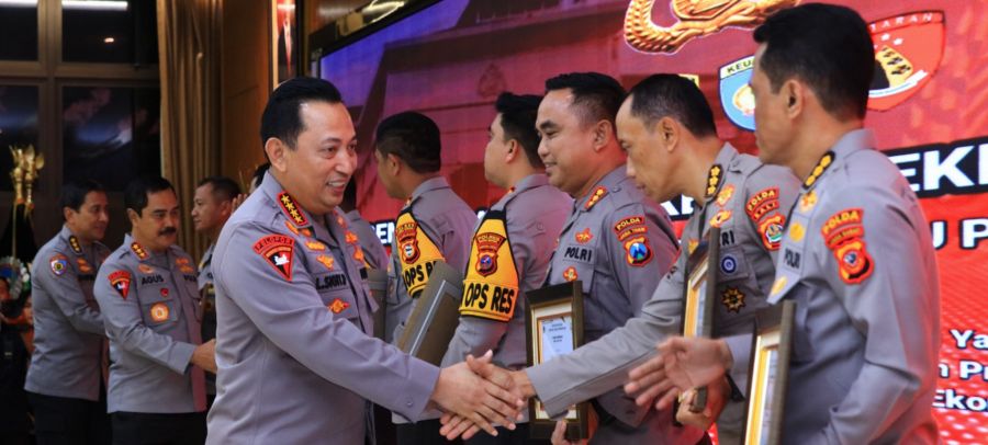 Kapolri Buka Rakernis Gabungan 4 Satker Polri