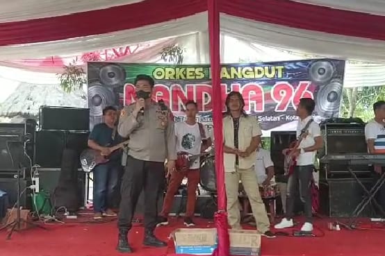 Kapolsek Sugai Gelam Pantau Tempat Wisata di Jambi