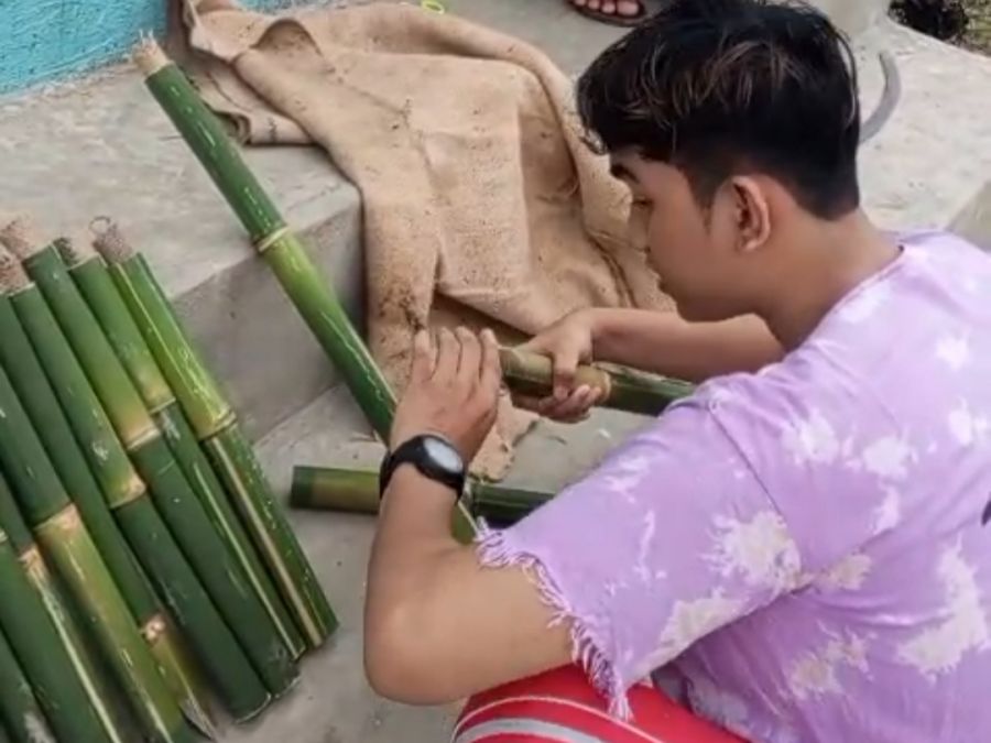 Karang Taruna Deli Sejahtera Gelar Festival Obor Takbiran Idul Fitri 1446 H