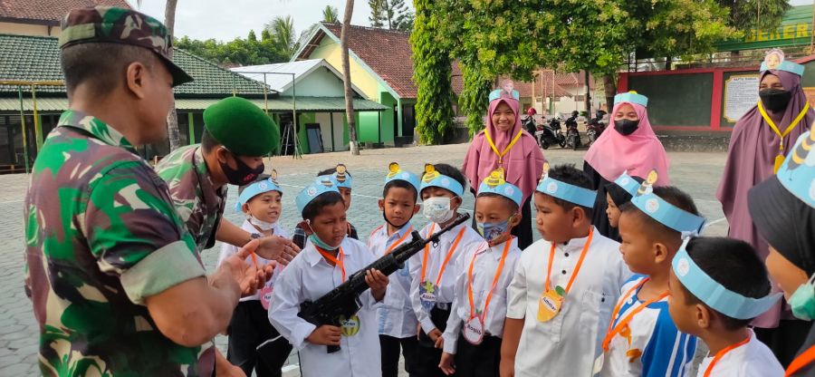 Kasdim 1615/Lotim: Tanamkan Jiwa Disiplin Sejak Dini Kepada Anak Didik 