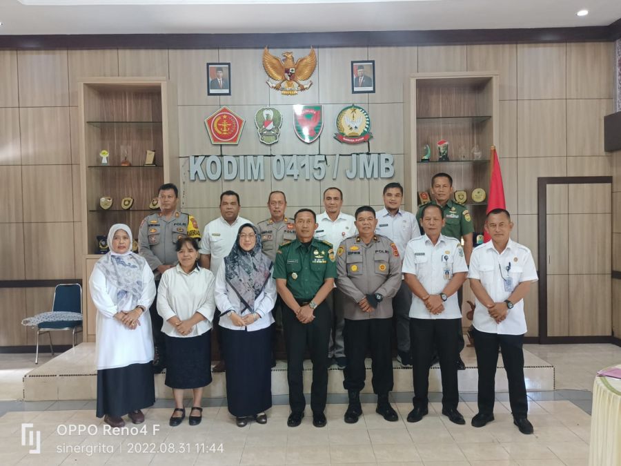 Kasi Humas Polres Muaro Jambi Hadiri Komsos TNI-Apem di Kodim 0415/Jambi