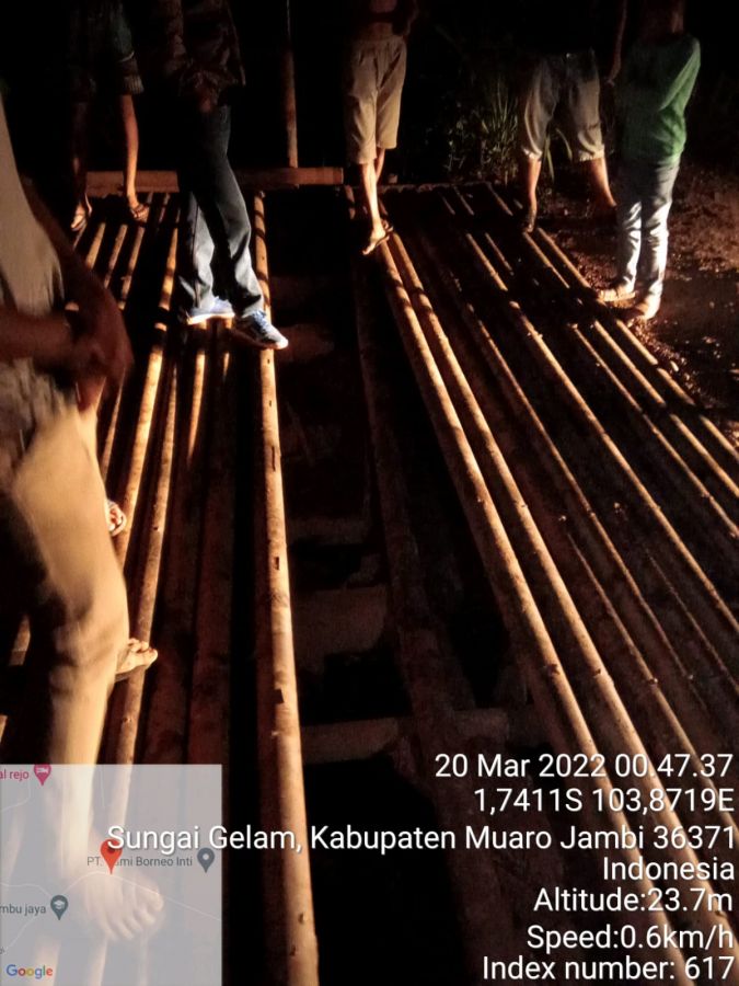 Kejadian Aneh di Jembatan Besi  Air Merah, Akibatnya Warga Marah