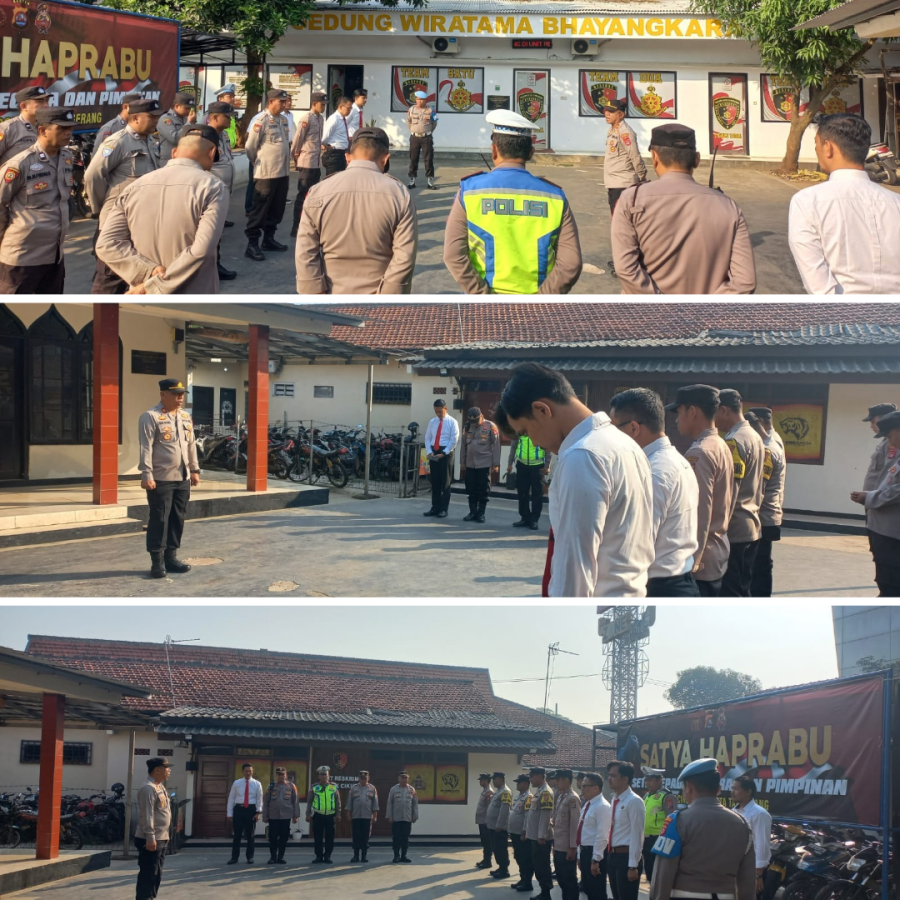 Kepolisian Cikupa Tekankan Pentingnya Patroli dan Pelayanan Prima