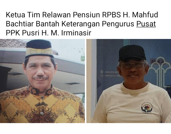 Ketua Tim Relawan Pensiun RPBS Tuding Pengurus PPK Pusri Berbohong