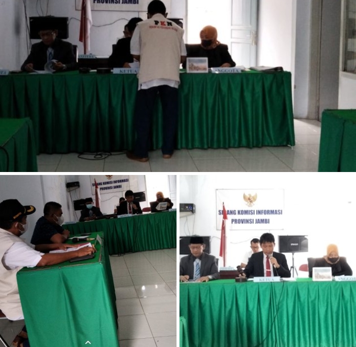 KIP Provinsi Jambi  Menangkan Gugatan Sengketa Informasi Publik Tim PKN RI Kabupaten Merangin