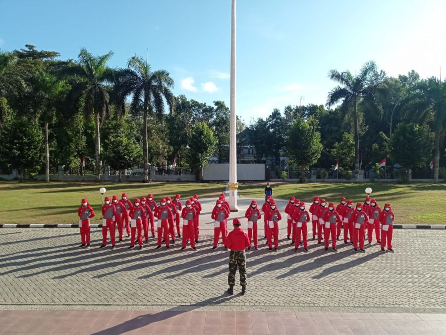 Kodim 1615/Lotim Siapkan Paskibra Sambut HUT Kemerdekaan RI ke 77 