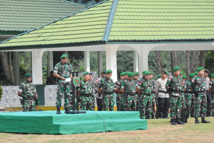 Kolakops 172/PWY Terima Dua Batalyon Pengganti Satgas Pamwiltasrat RI-PNG