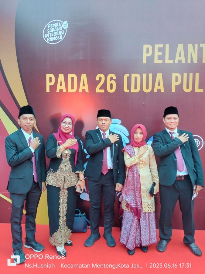 KPU RI Lantik Anggota KPU dari 26 Kabupaten/Kota Termasuk 7 Kabupaten dari Jambi