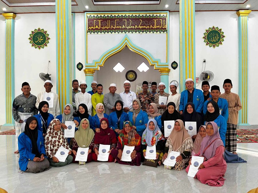 KUKERTA IAI An-Nadwah Kuala Tungkal Gelar Pelatihan Pengurusan Jenazah di Desa Tanjung Pasir