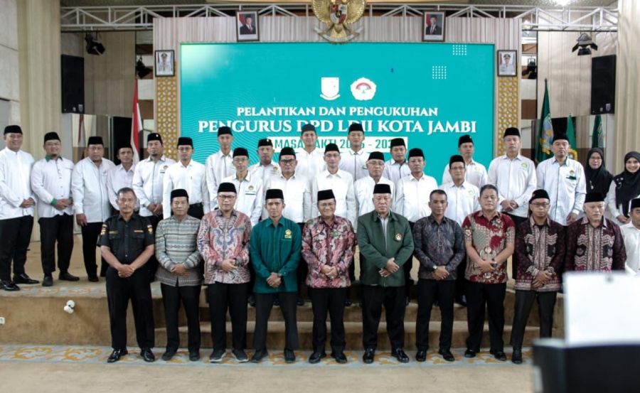 LDII Kota Jambi Miliki Nahkoda Baru, H. Sukarno Dilantik di Hadapan Walikota Maulana