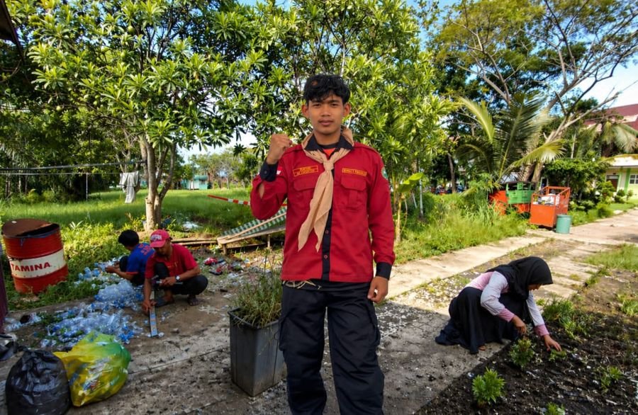 MAPALA PAMSAKA Sambut Hari Bumi 2026 dengan Budidaya Tanaman pangan dan bibit Mangrove