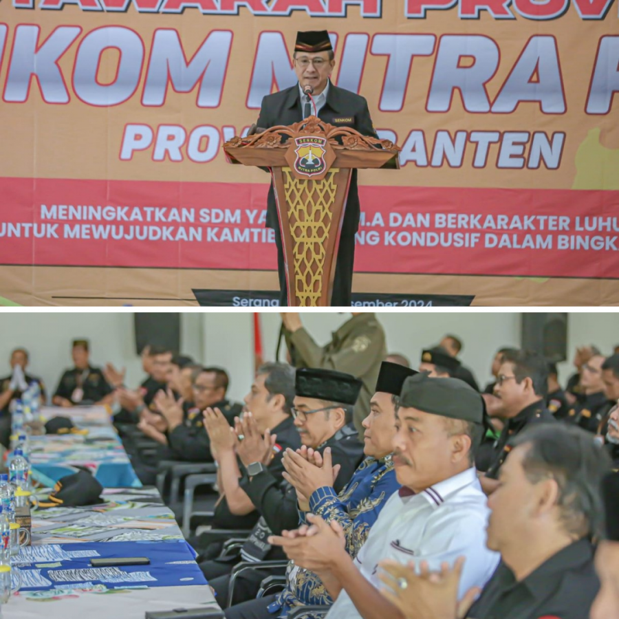 Marsda TNI (Purn) Noor Pramadi Tekankan Disiplin di Musprov IV Senkom Banten