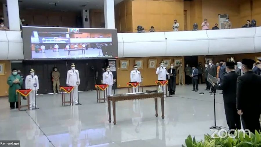 Mendagri Lantik 5 Pj. Gubernur Pilihan Jokowi, ini Daftar Namanya