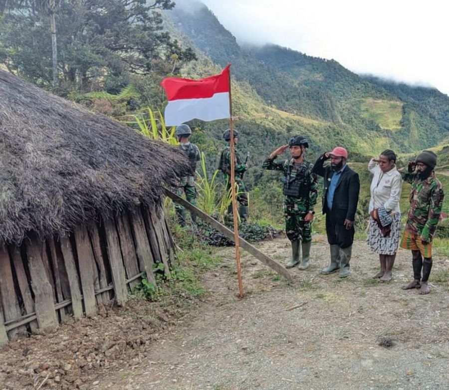 Meriahkan HUT RI Ke 77, Satgas Yonif R 321/GT/13/1 Kostrad Gelar Kegiatan Perbedaan Untuk Persatuan