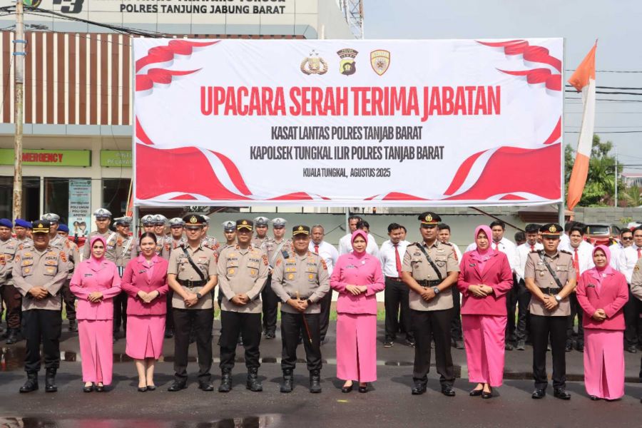 Mutasi Penyegaran: Polres Tanjab Barat Lakukan Rotasi Kasat Lantas dan Kapolsek