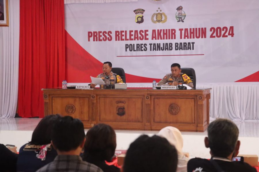 Paparan Kapolres Tanjabbar tentang Kinerja 2024 dan Tantangan Kejahatan